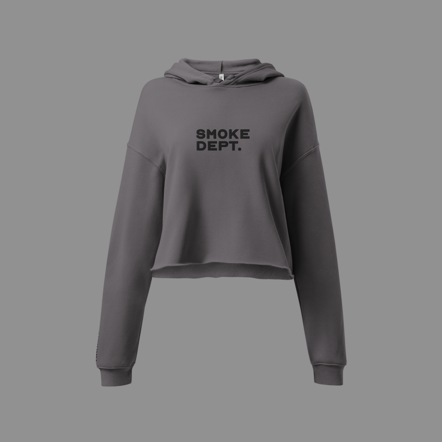 Smoke Dept. Crop Hoodie (Woman)